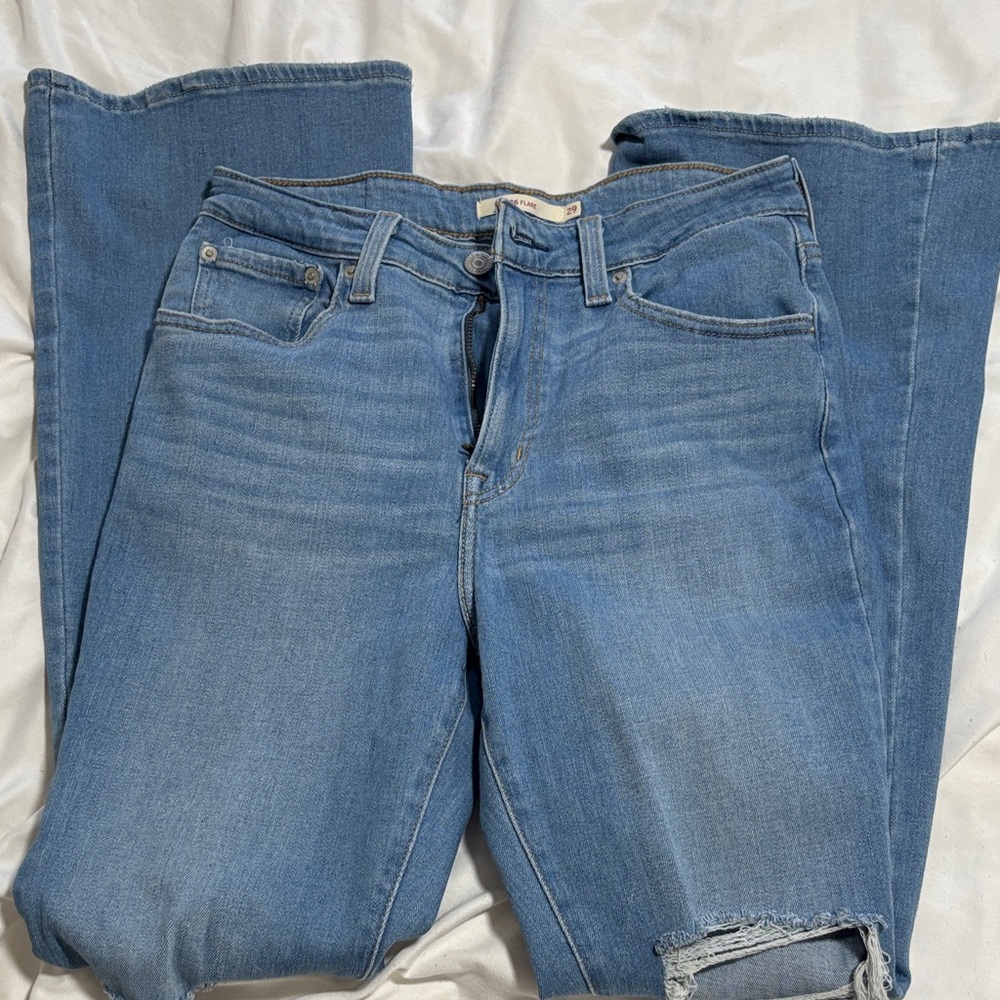 Levi's Light Blue Straight Leg Women's Jeans